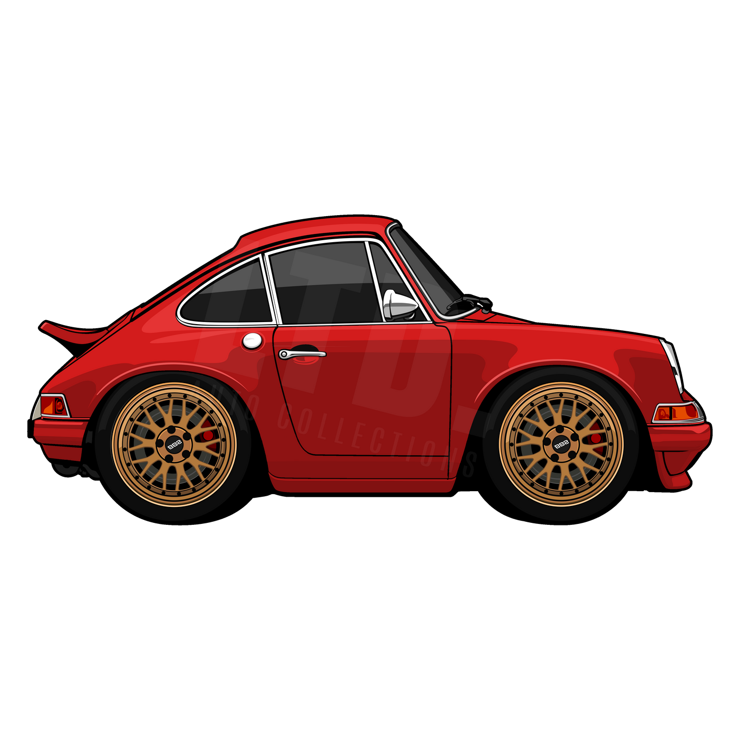 Porsche 964 JDM Style Rug