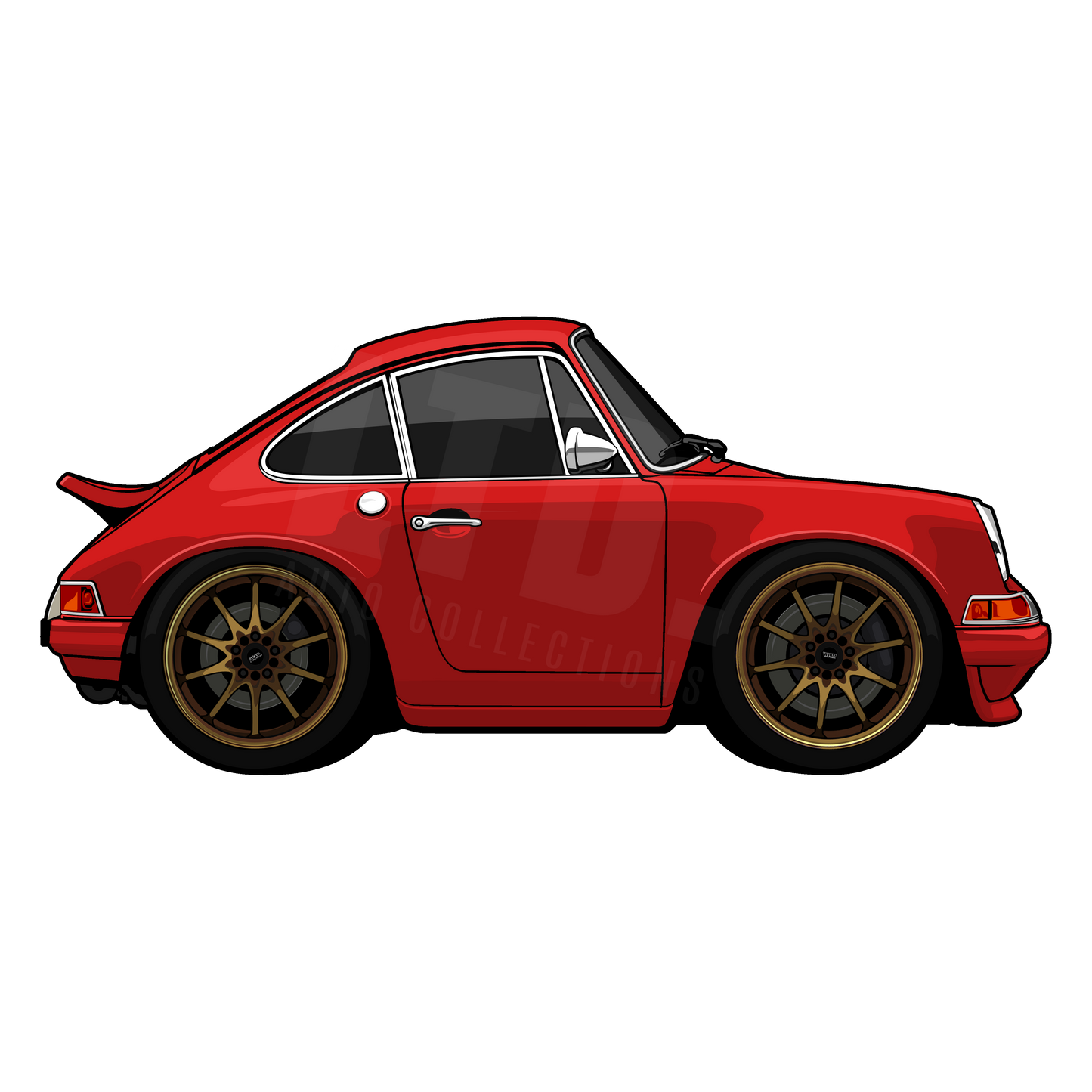 Porsche 964 JDM Style Rug