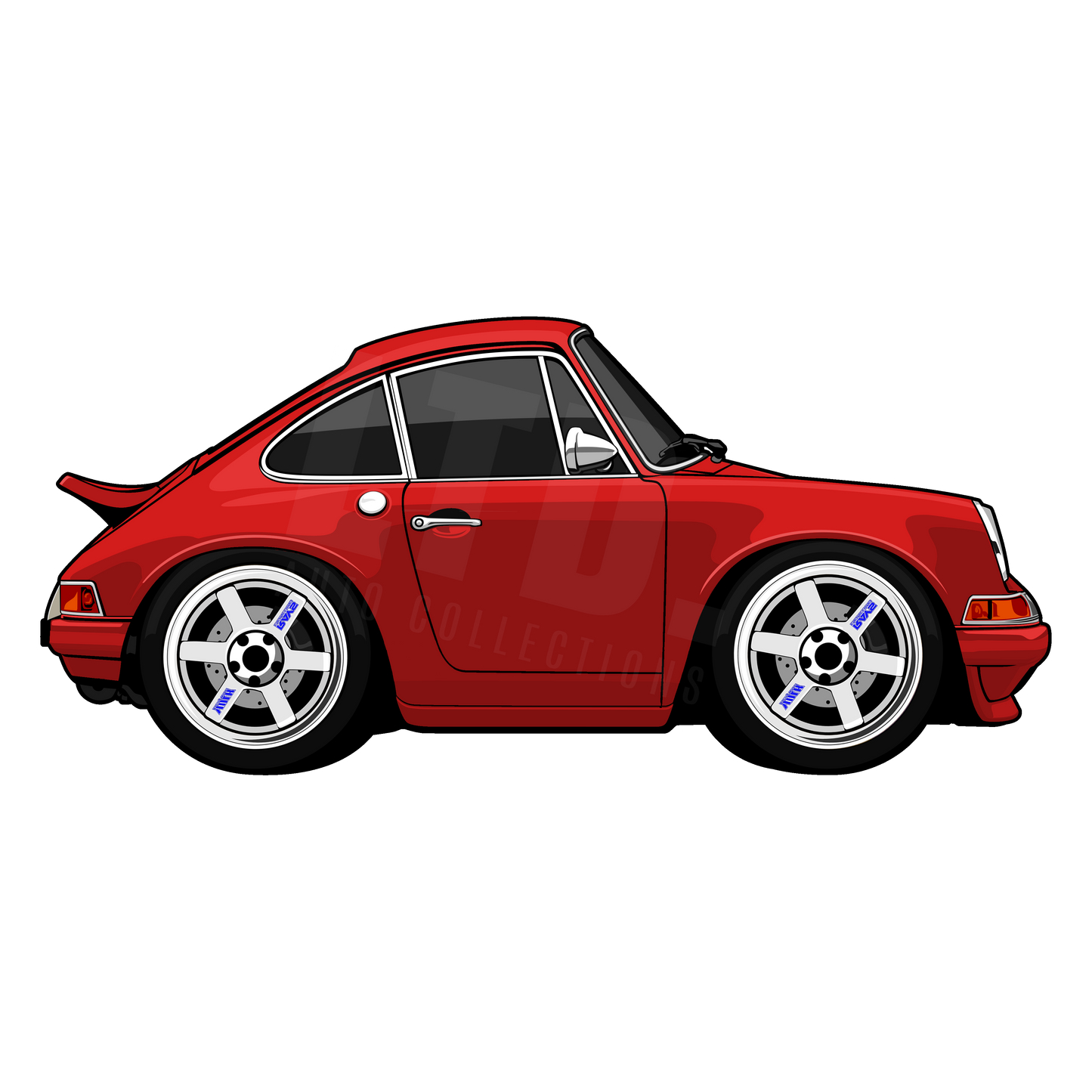 Porsche 964 JDM Style Rug