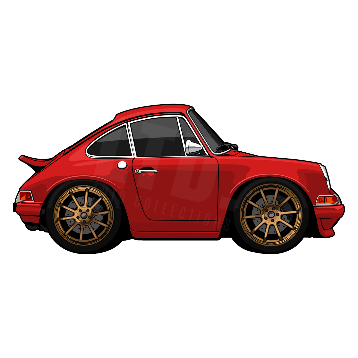 Porsche 964 JDM Style Rug