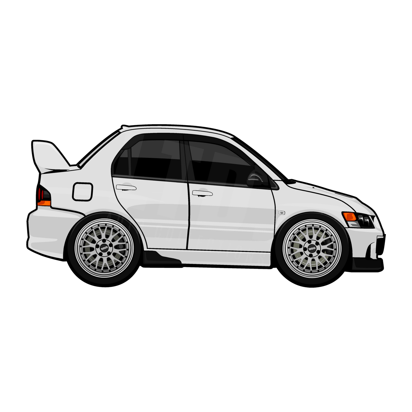 Mitsubishi Evolution Rug