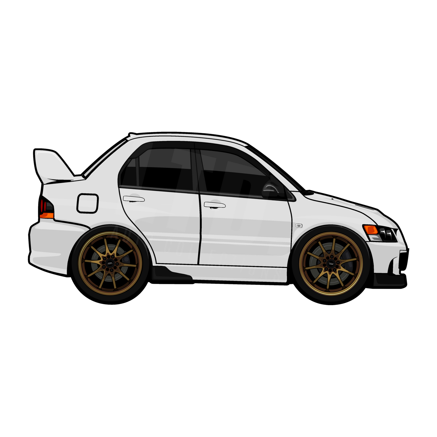 Mitsubishi Evolution Rug