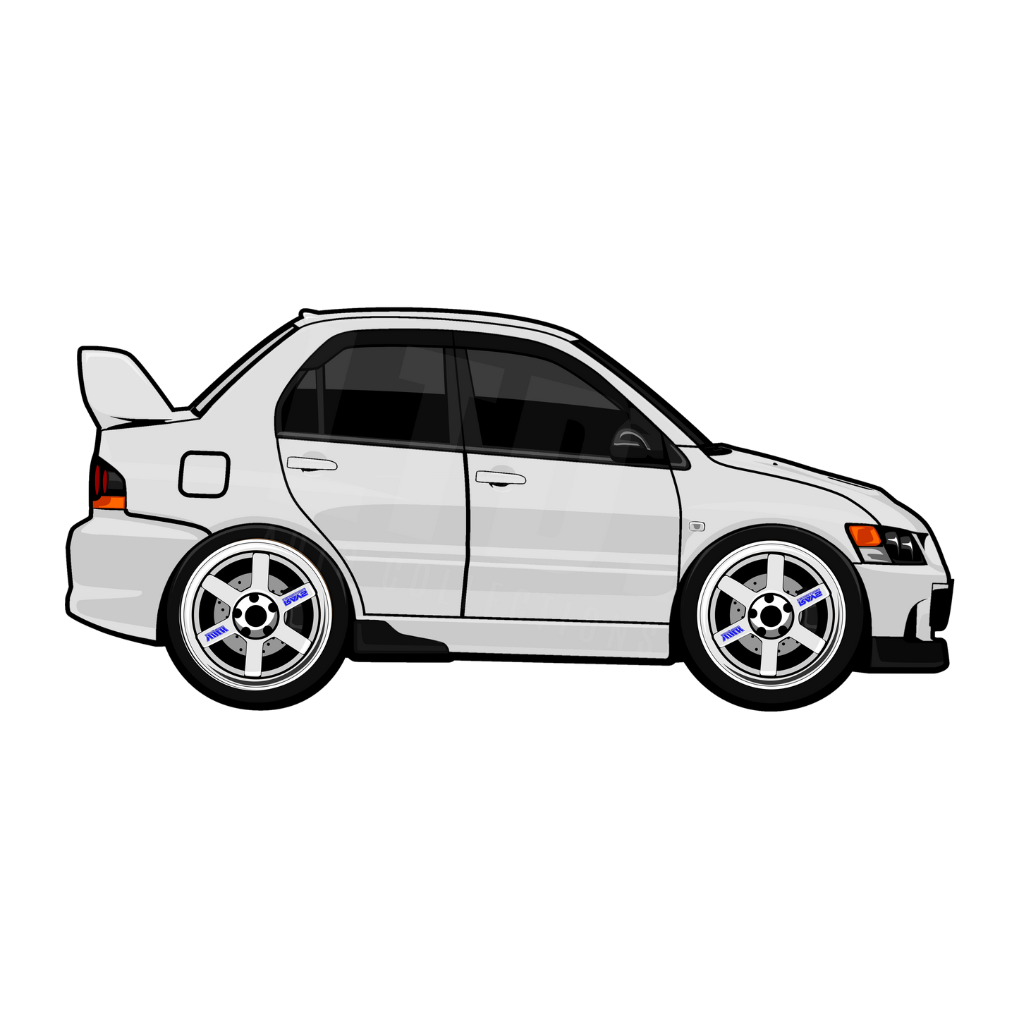 Mitsubishi Evolution Rug
