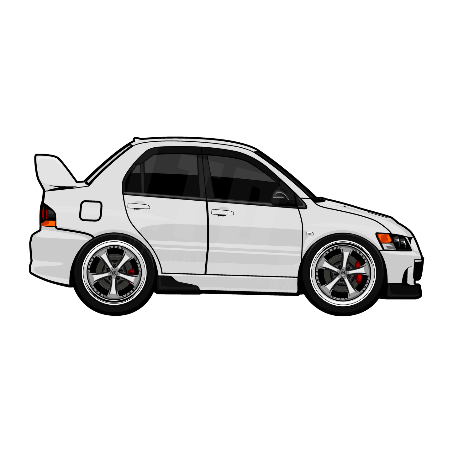 Mitsubishi Evolution Rug