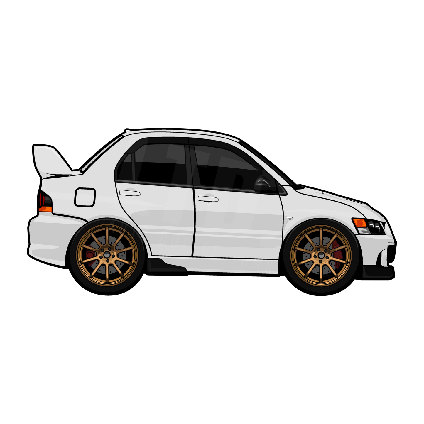 Mitsubishi Evolution Rug