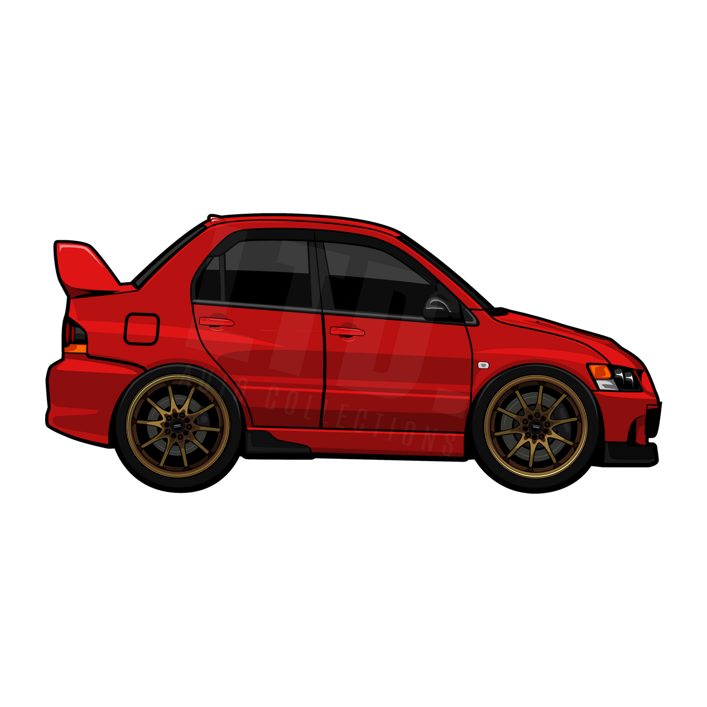 Mitsubishi Evolution Rug