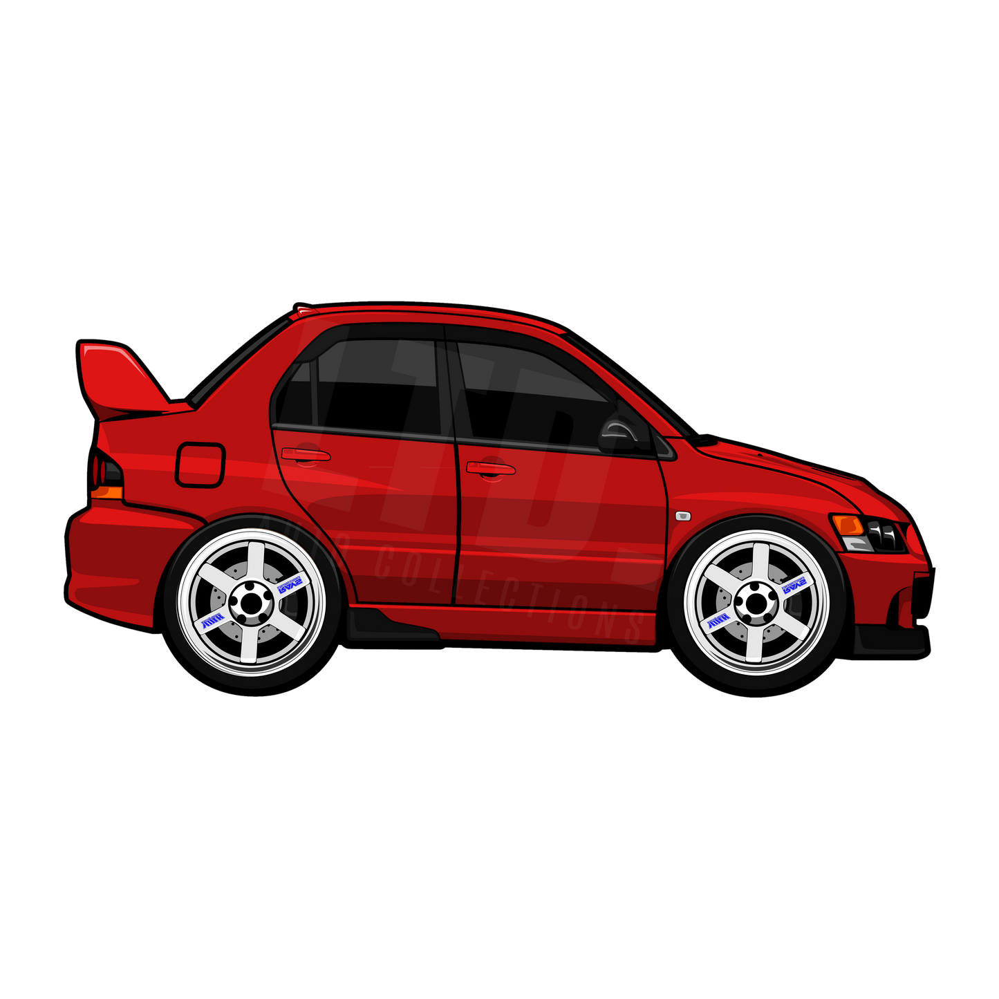 Mitsubishi Evolution Rug