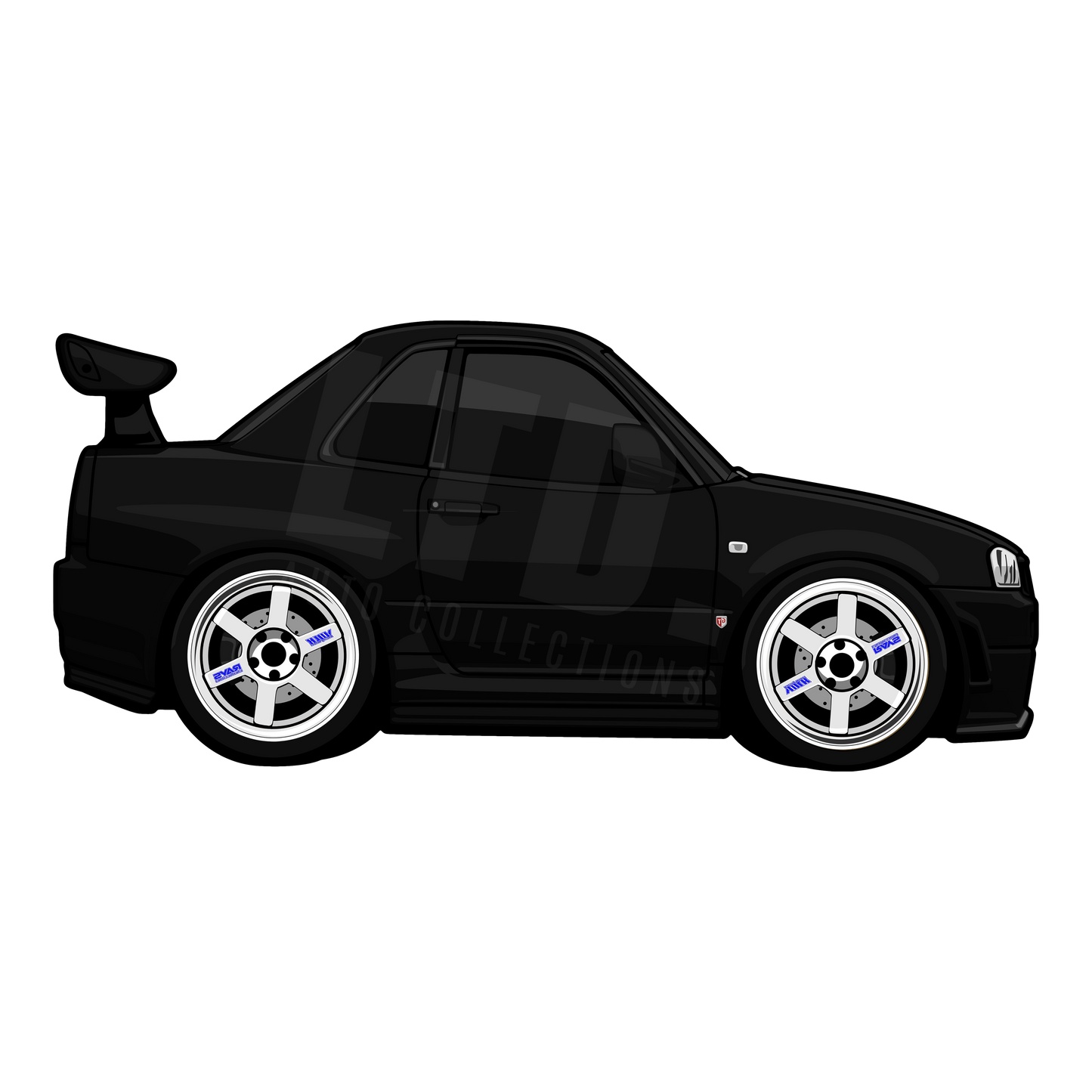 Nissan Skyline R34 GTR Rug