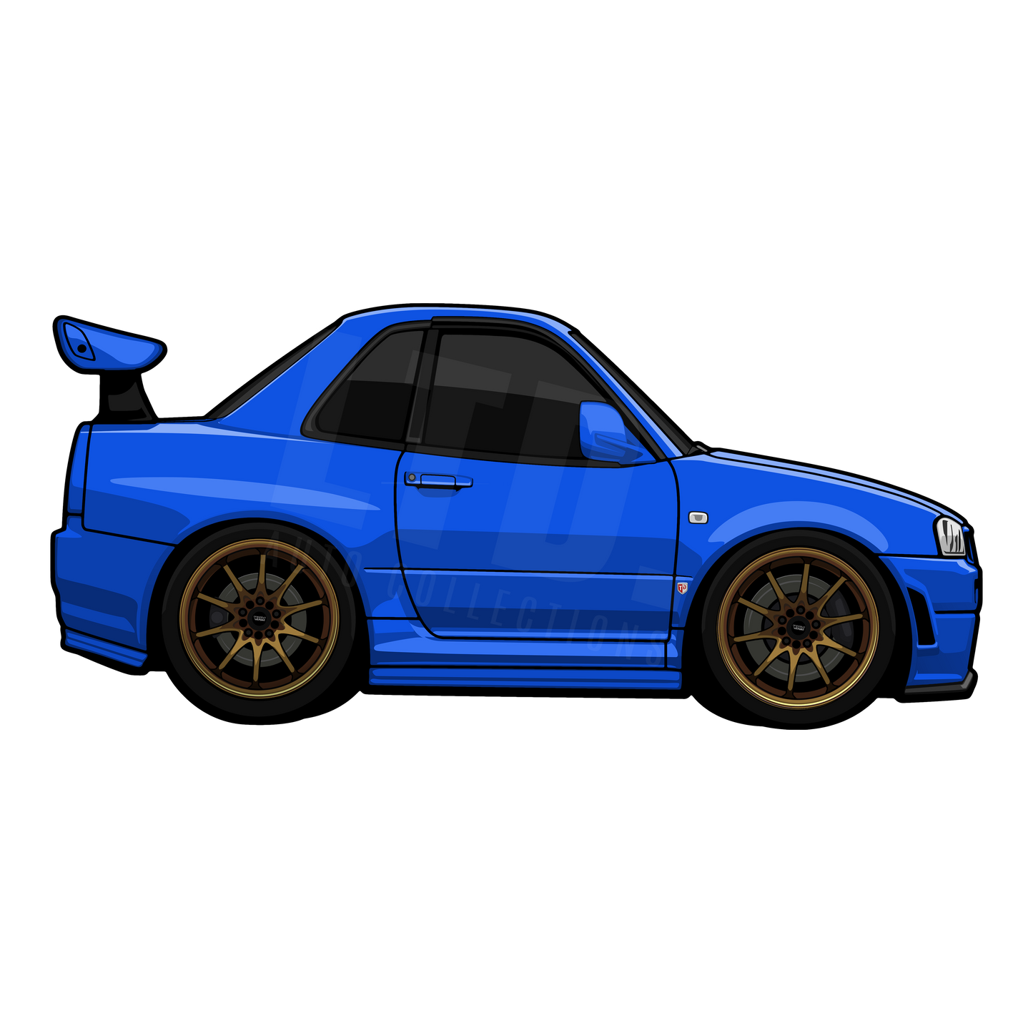 Nissan Skyline R34 GTR Rug