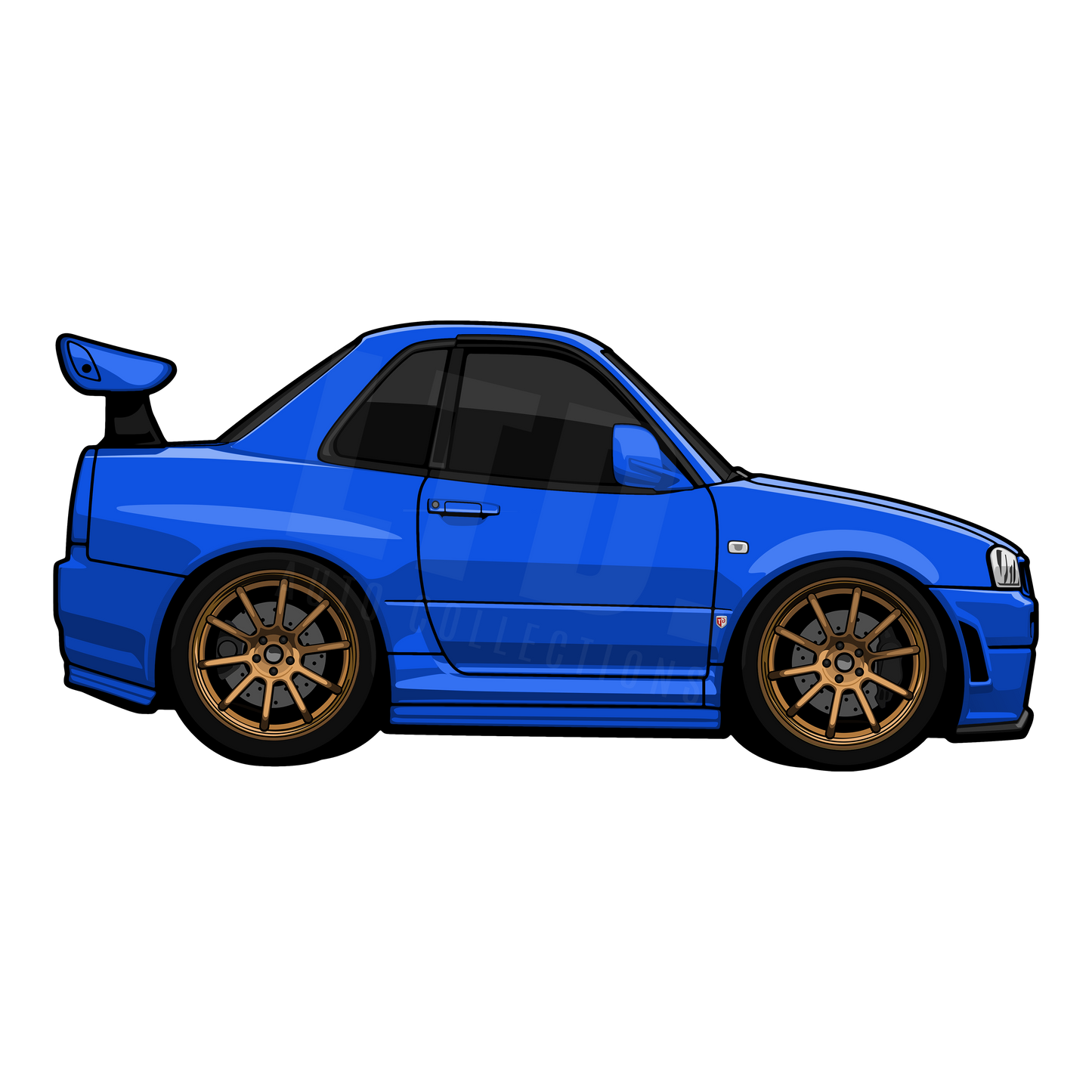 Nissan Skyline R34 GTR Rug