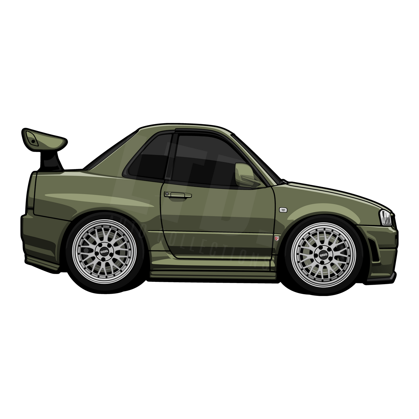 Nissan Skyline R34 GTR Rug