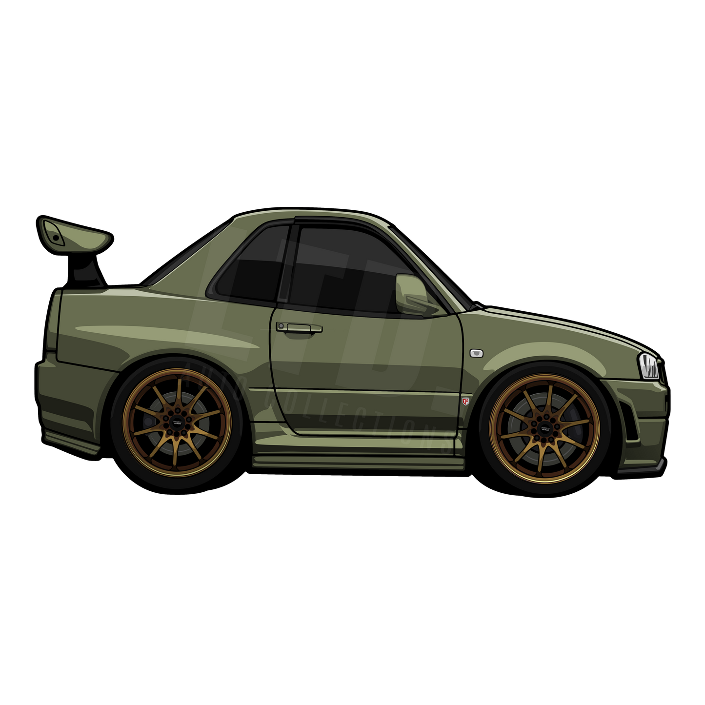 Nissan Skyline R34 GTR Rug