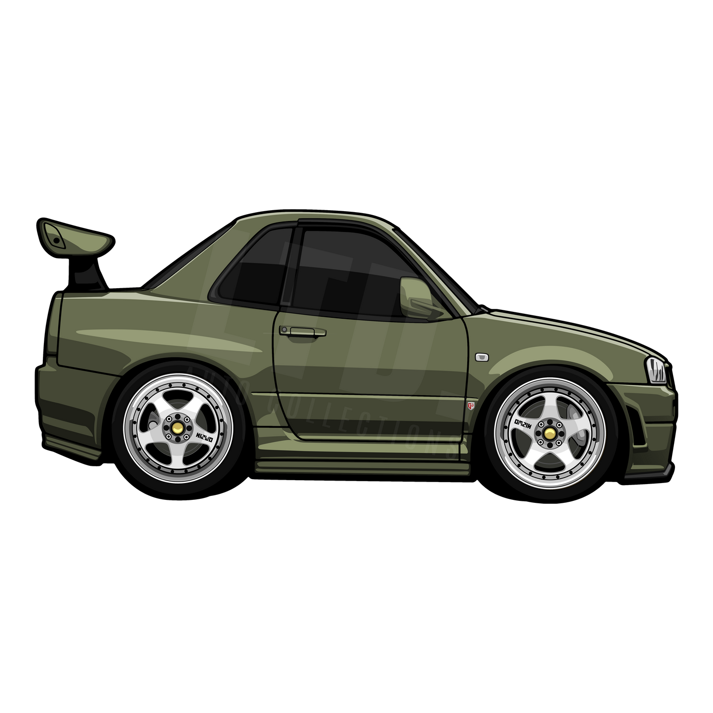 Nissan Skyline R34 GTR Rug