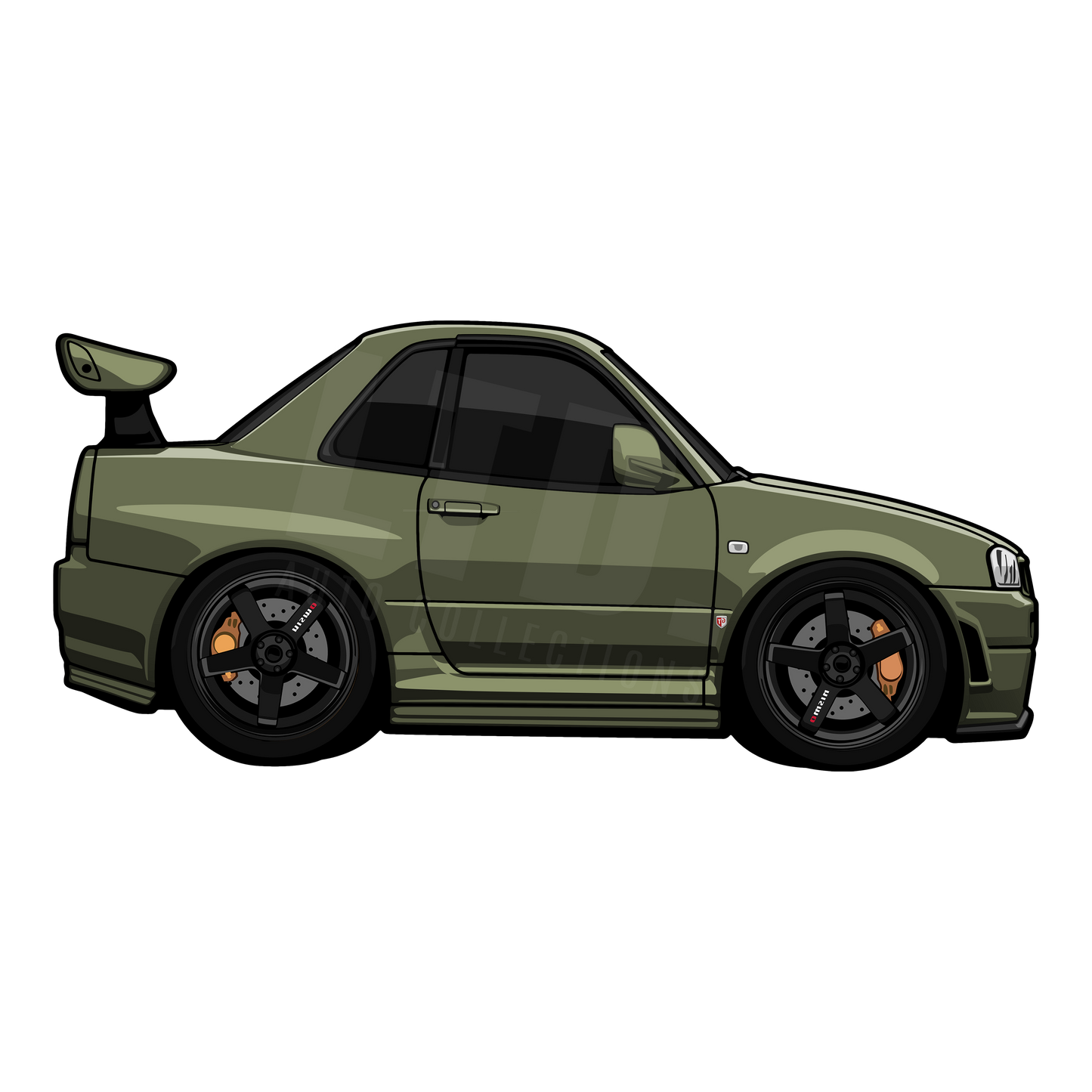 Nissan Skyline R34 GTR Rug