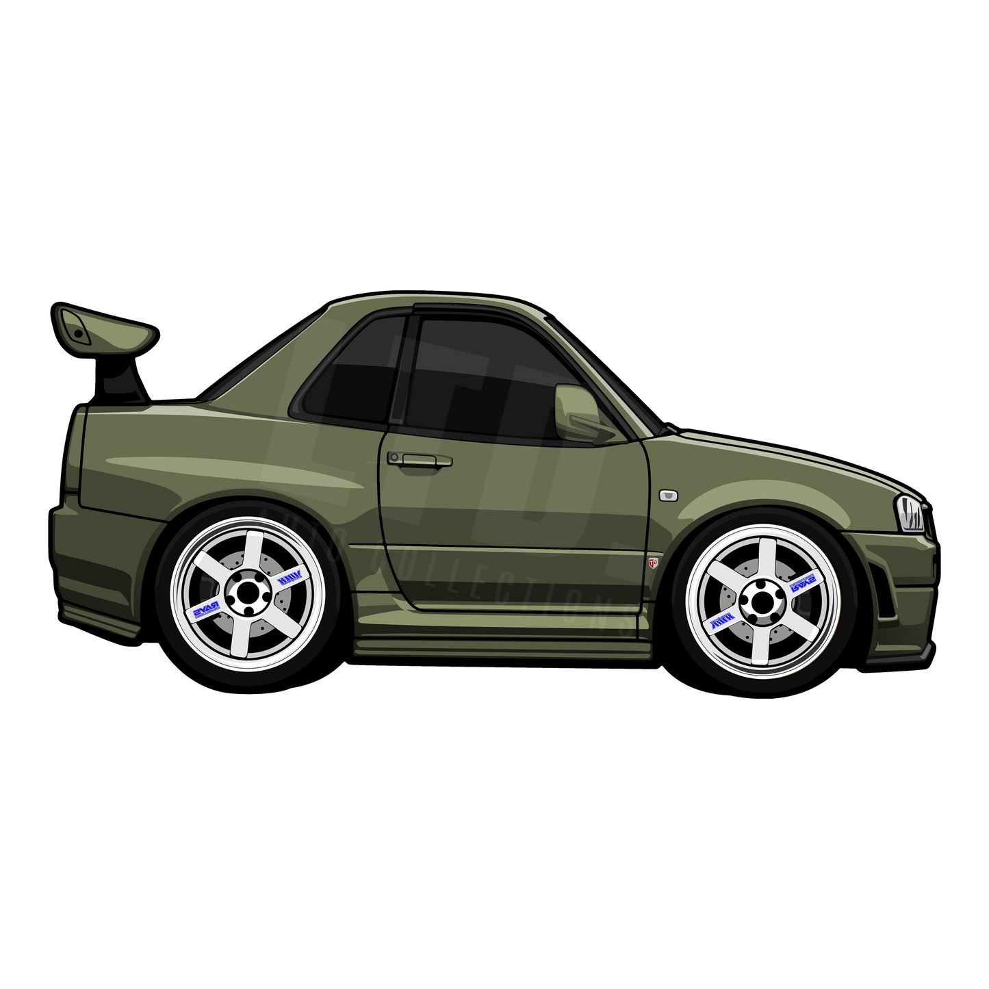 Nissan Skyline R34 GTR Rug