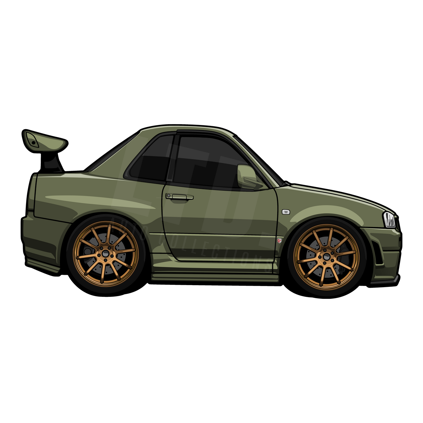 Nissan Skyline R34 GTR Rug