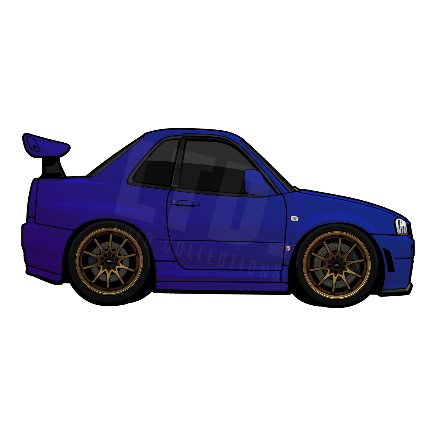 Nissan Skyline R34 GTR Rug