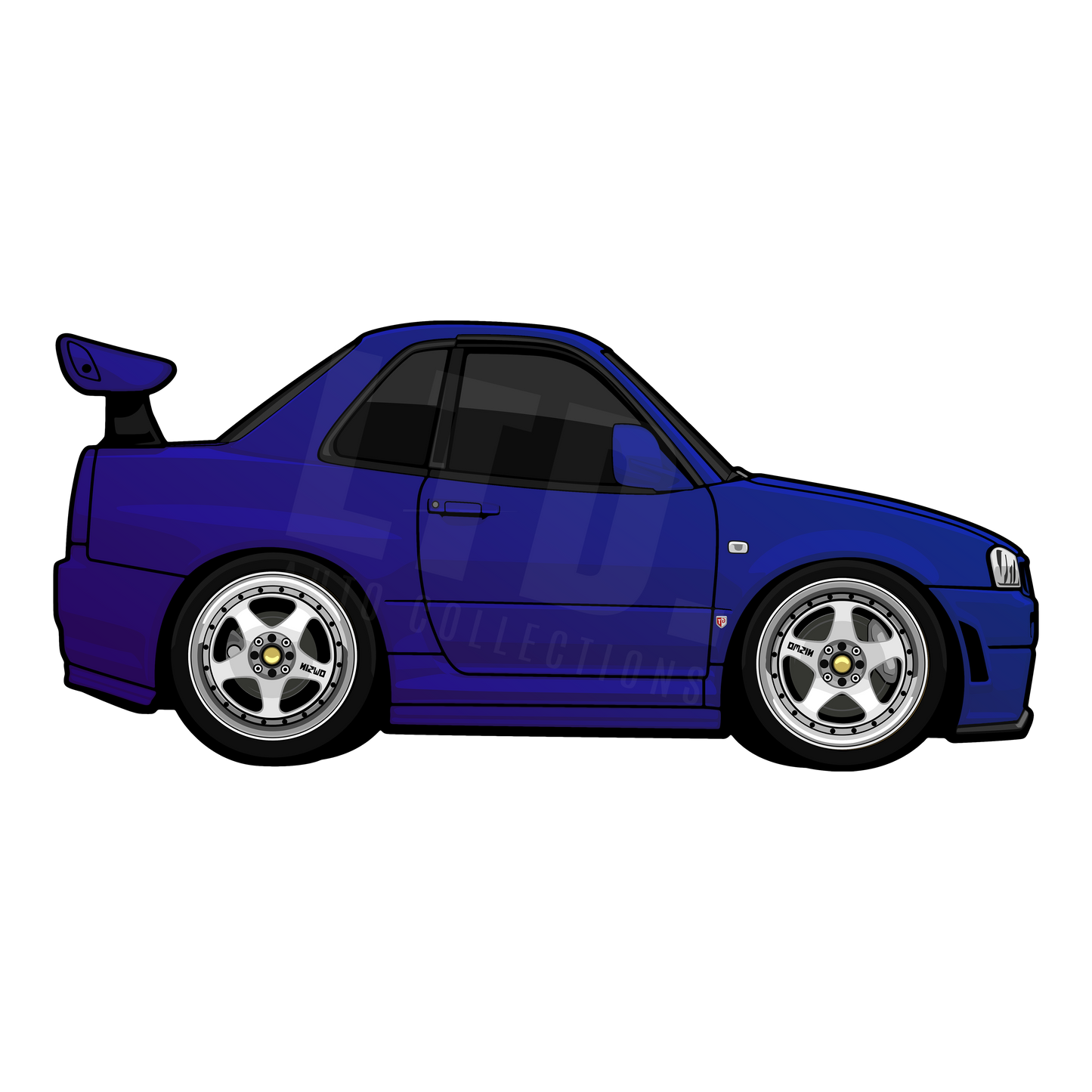 Nissan Skyline R34 GTR Rug