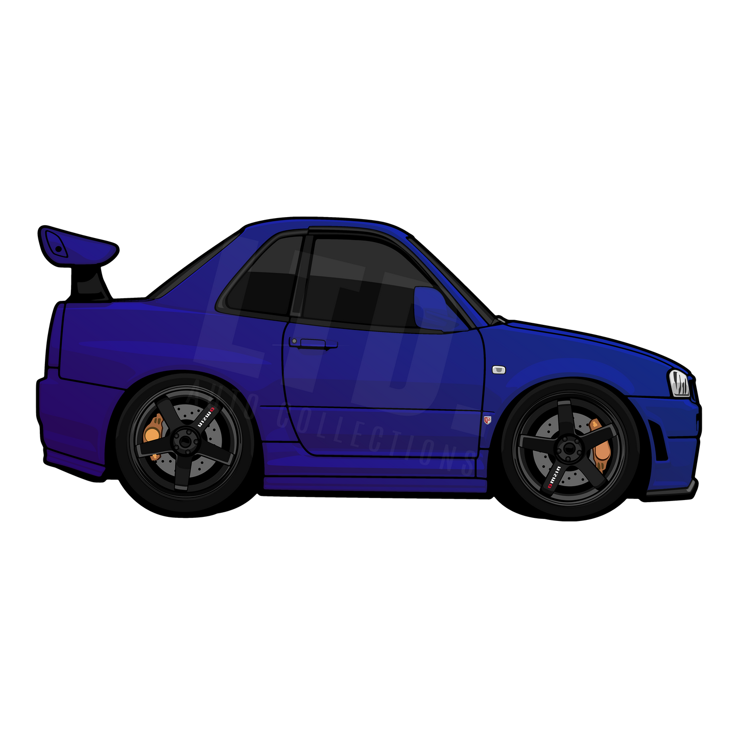 Nissan Skyline R34 GTR Rug