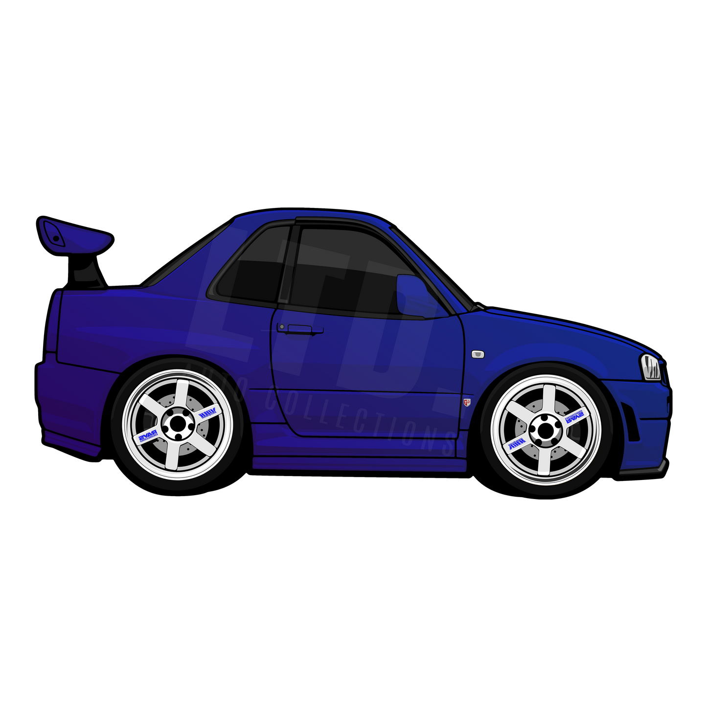 Nissan Skyline R34 GTR Rug