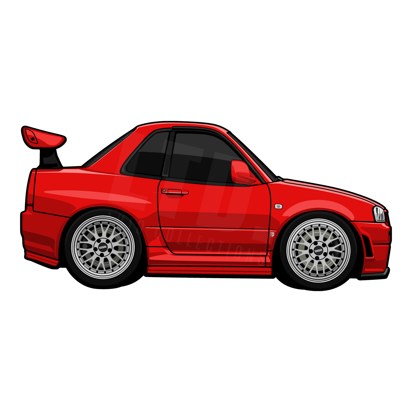 Nissan Skyline R34 GTR Rug
