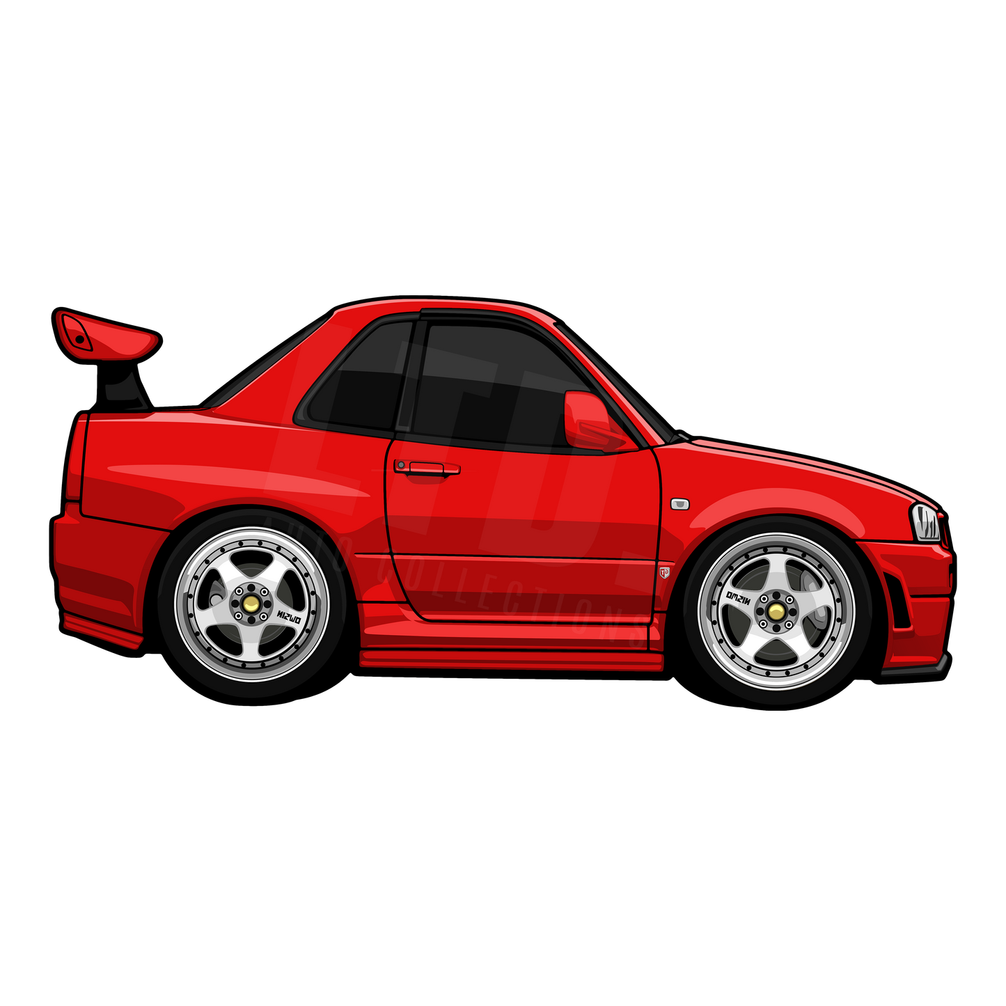 Nissan Skyline R34 GTR Rug