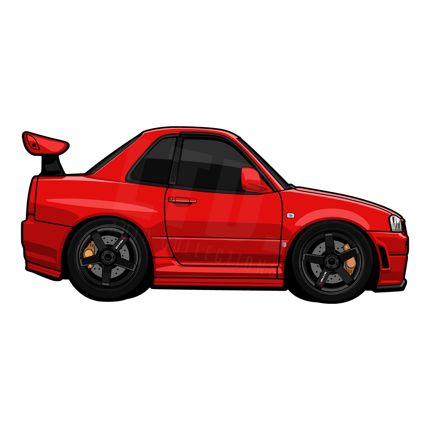 Nissan Skyline R34 GTR Rug