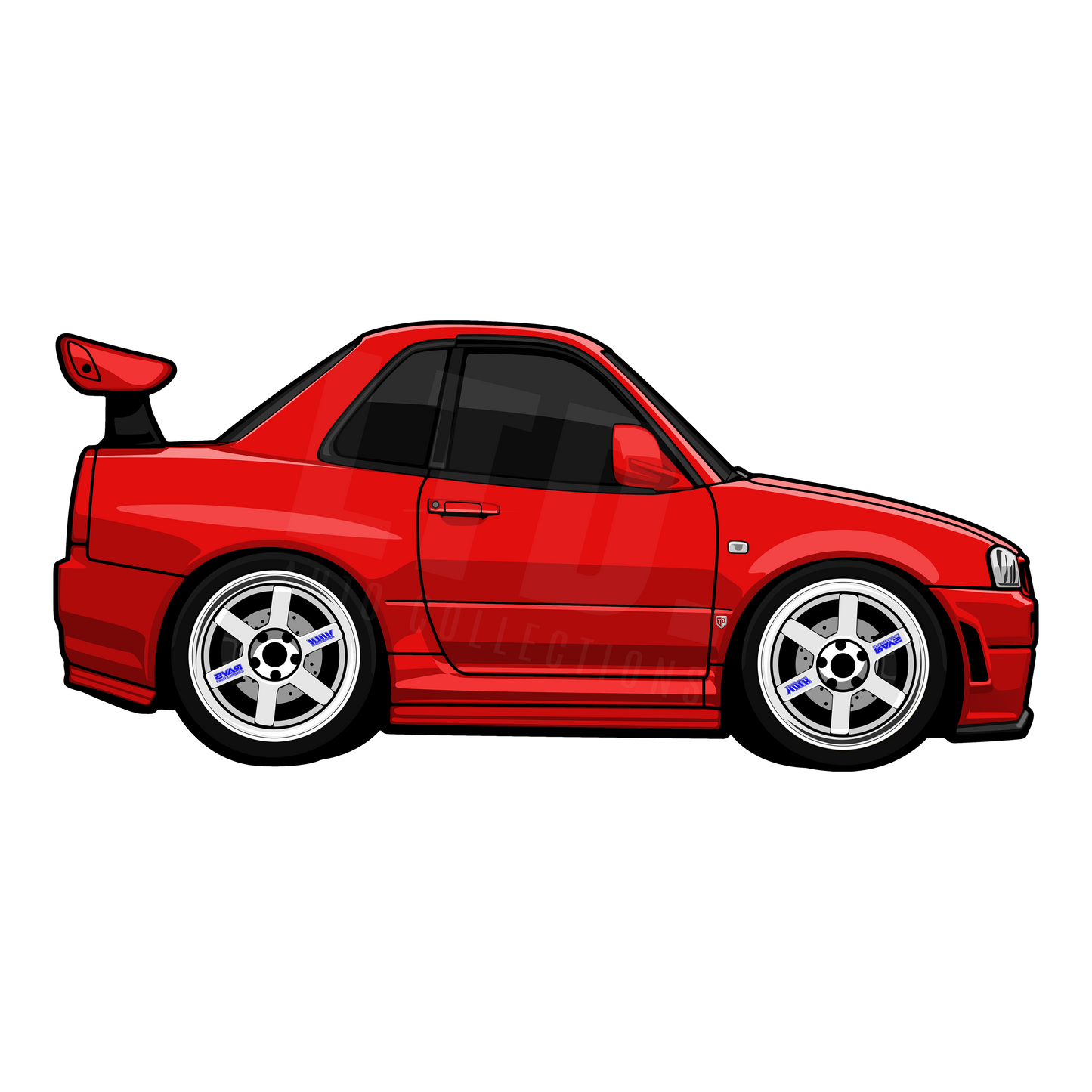 Nissan Skyline R34 GTR Rug