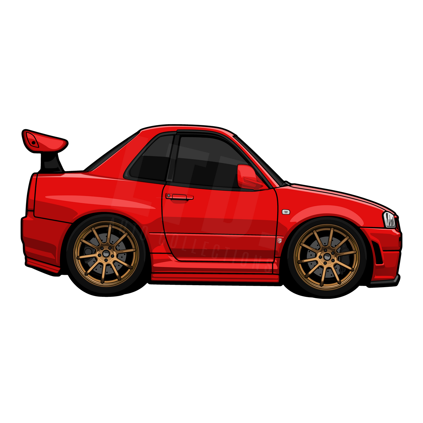Nissan Skyline R34 GTR Rug