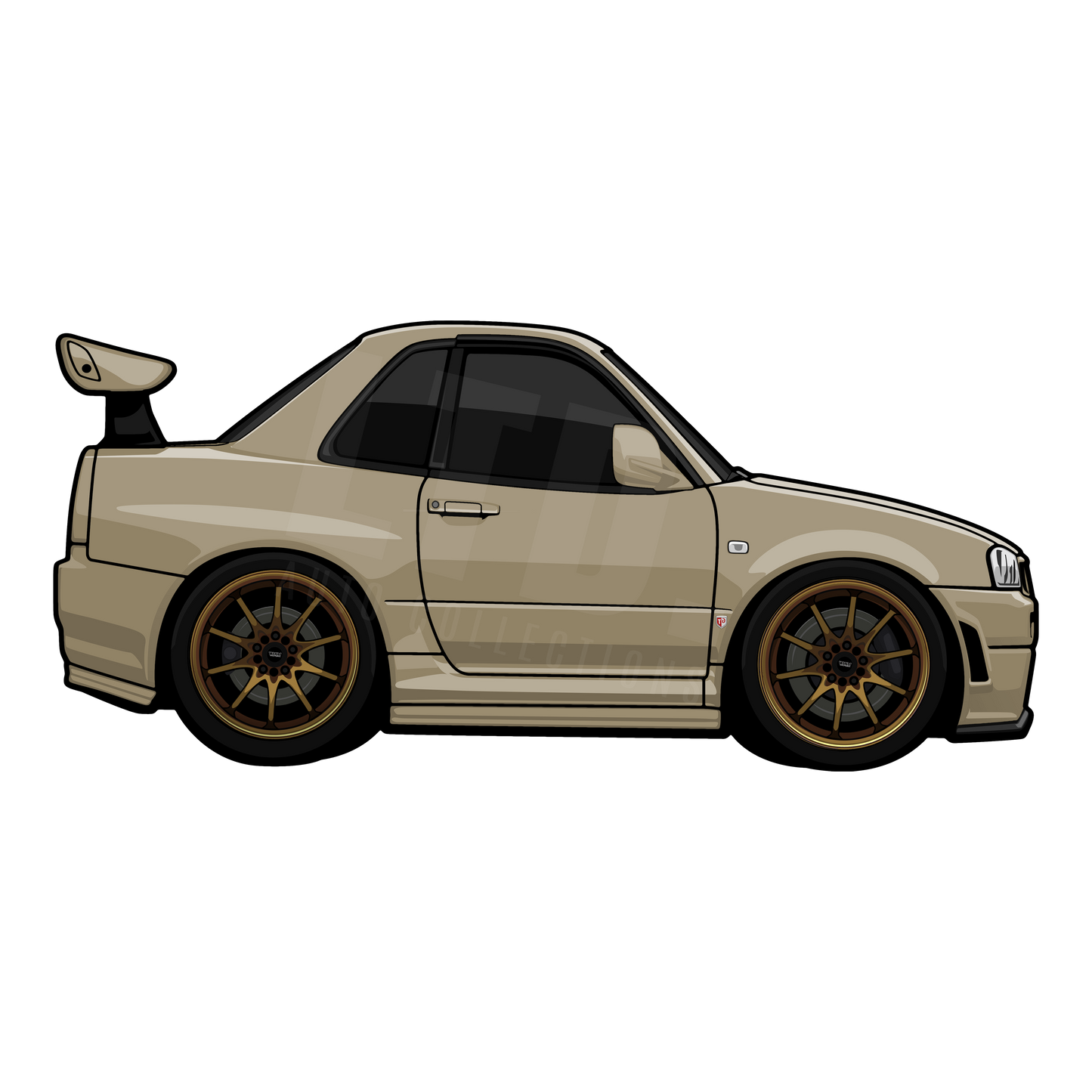 Nissan Skyline R34 GTR Rug