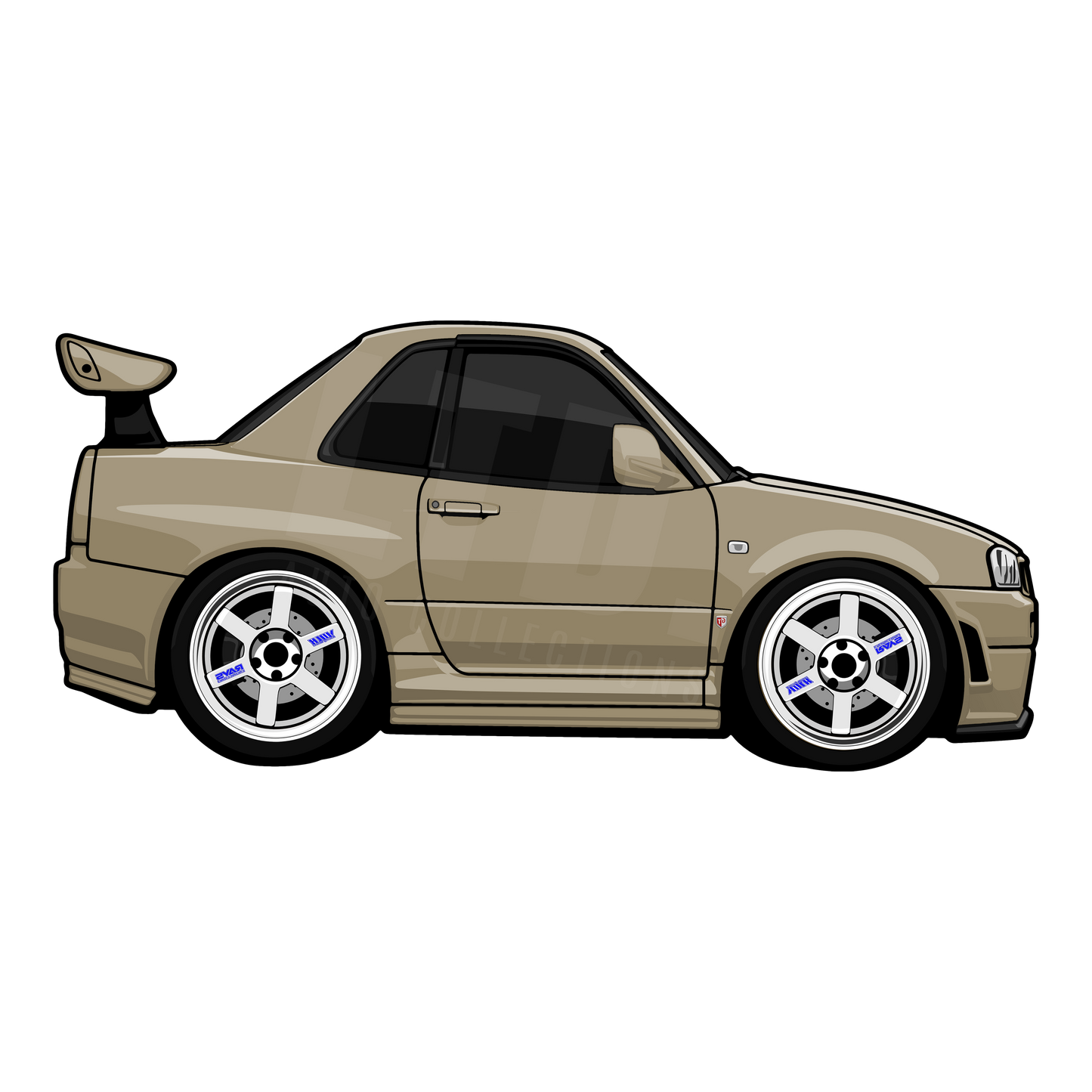 Nissan Skyline R34 GTR Rug