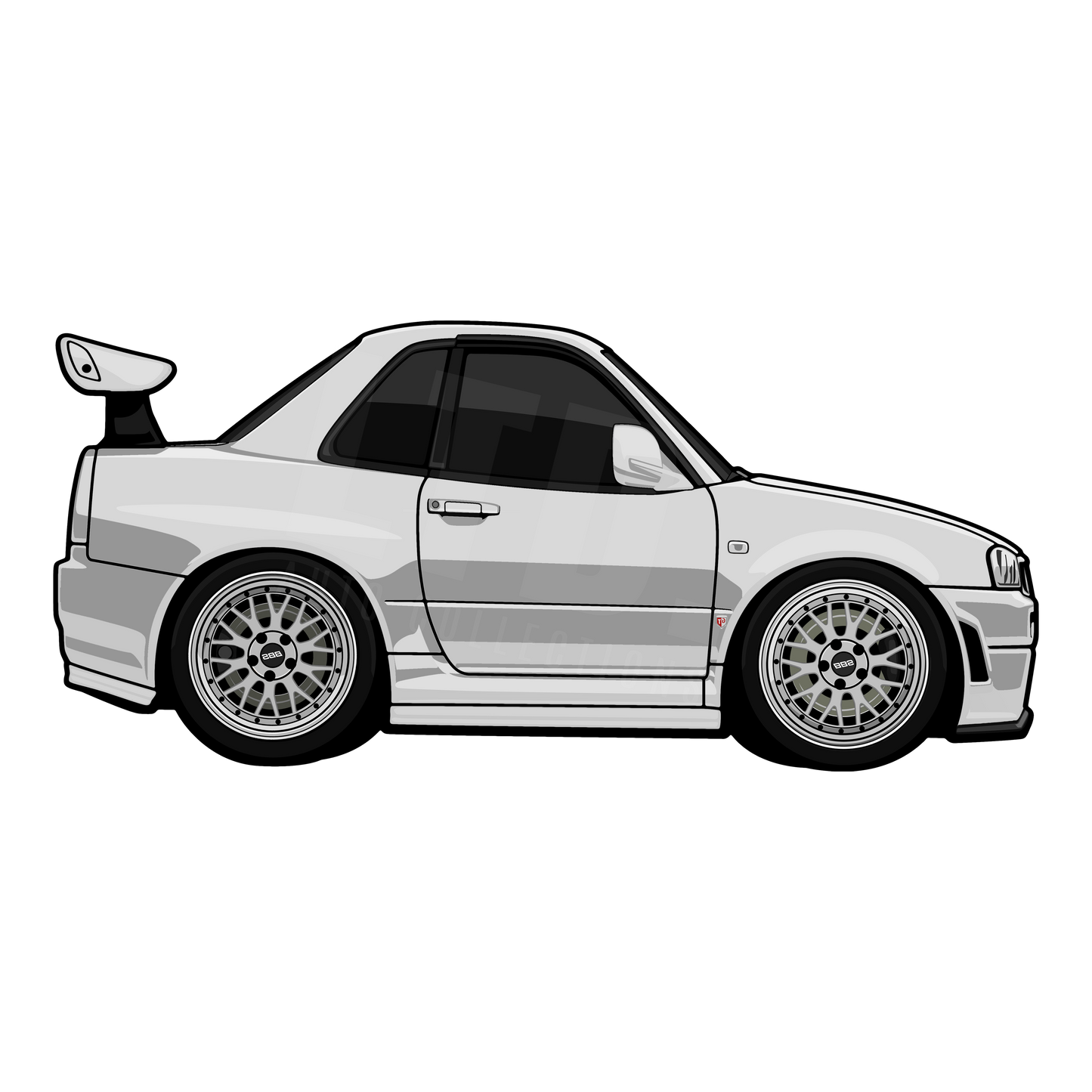 Nissan Skyline R34 GTR Rug