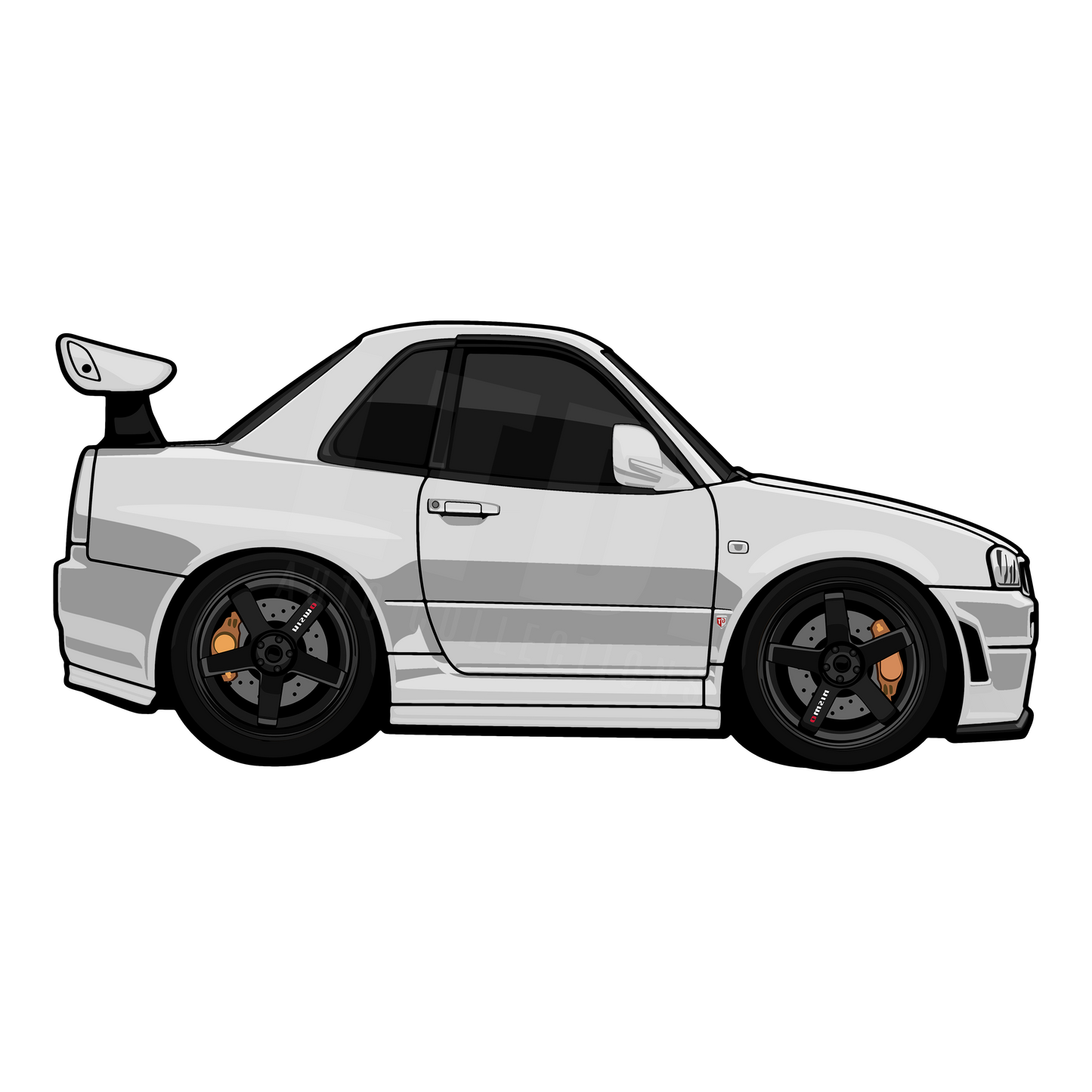 Nissan Skyline R34 GTR Rug