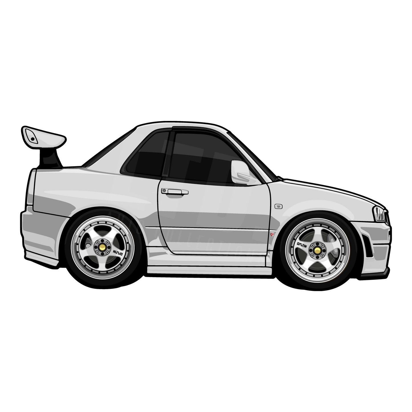 Nissan Skyline R34 GTR Rug