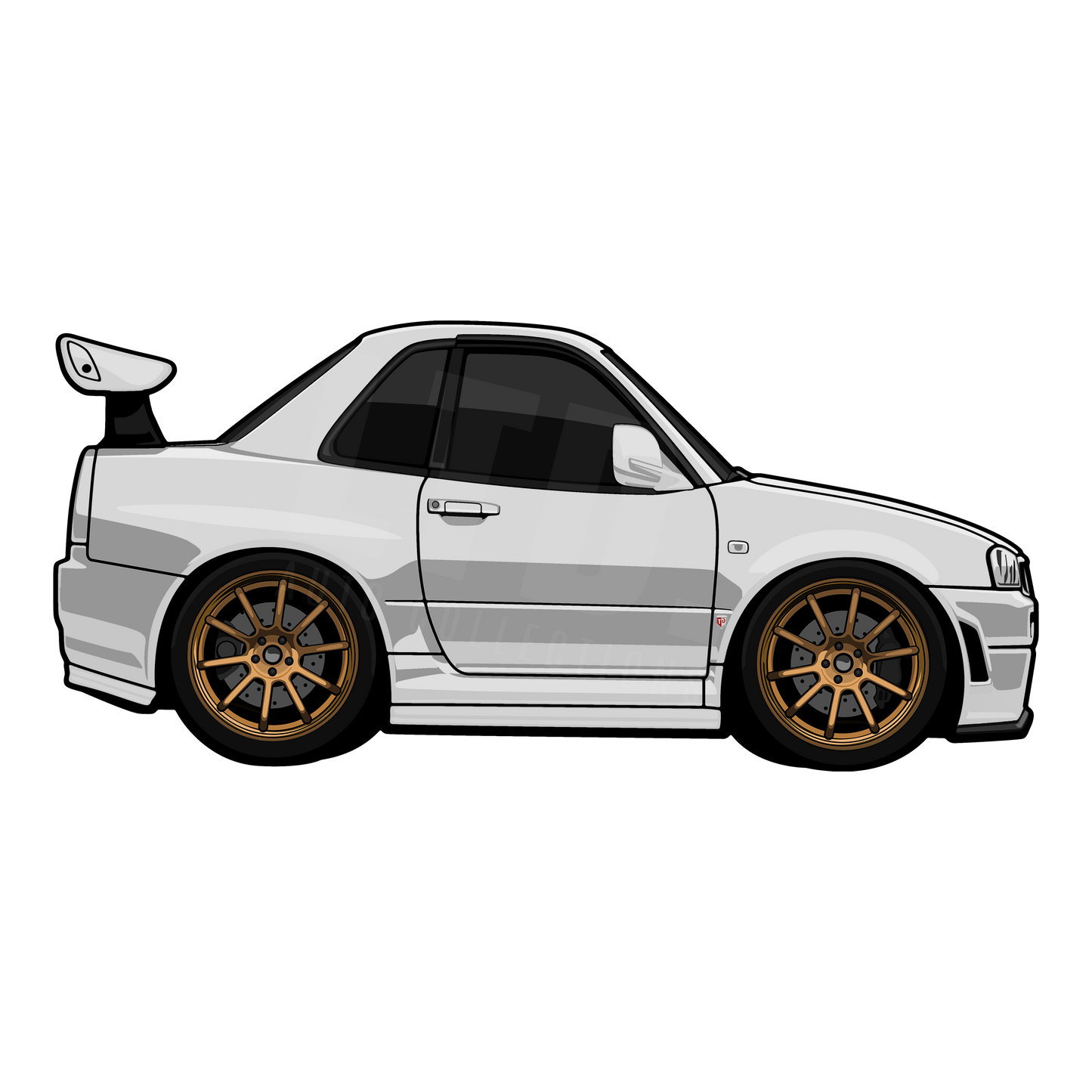 Nissan Skyline R34 GTR Rug
