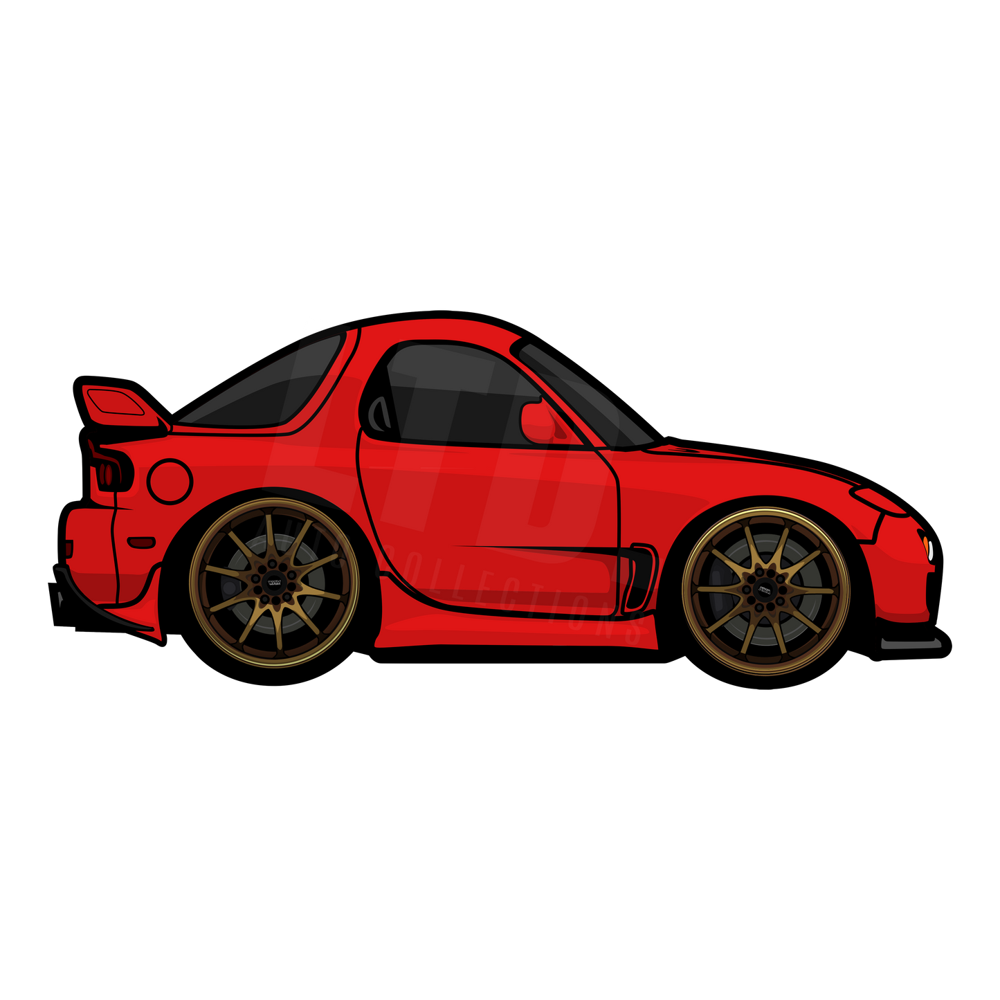 Mazda RX-7 FD3S Rug
