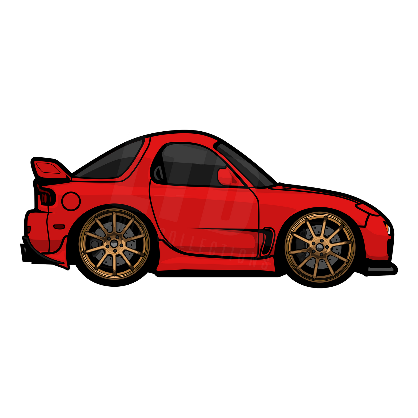 Mazda RX-7 FD3S Rug
