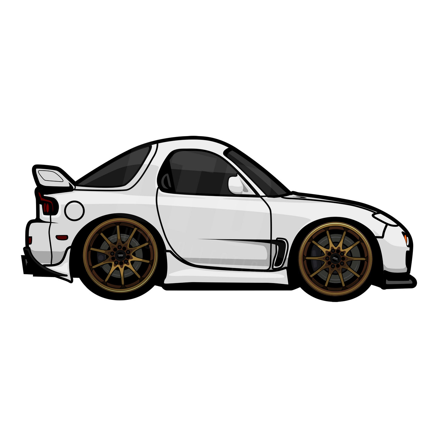 Mazda RX-7 FD3S Rug