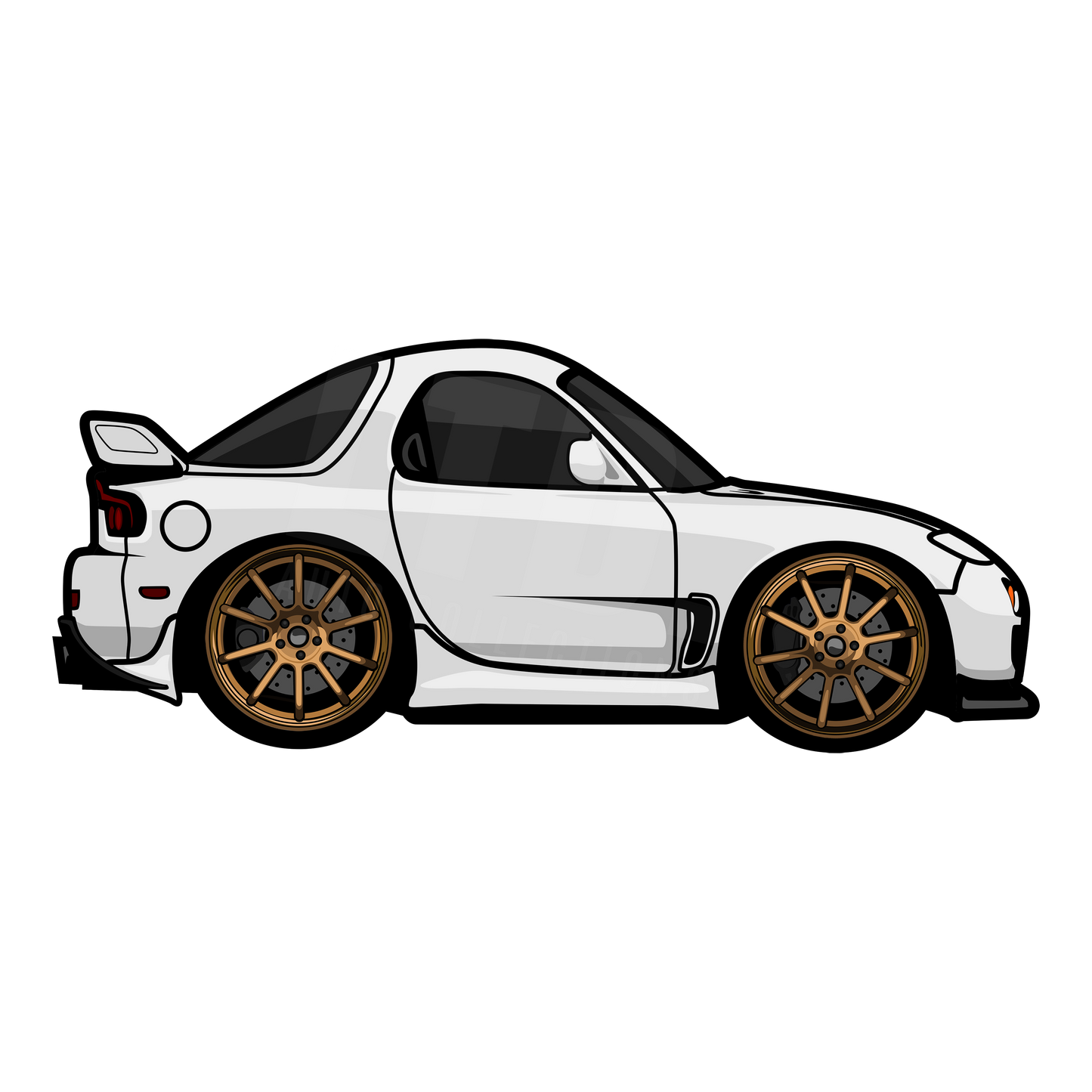 Mazda RX-7 FD3S Rug