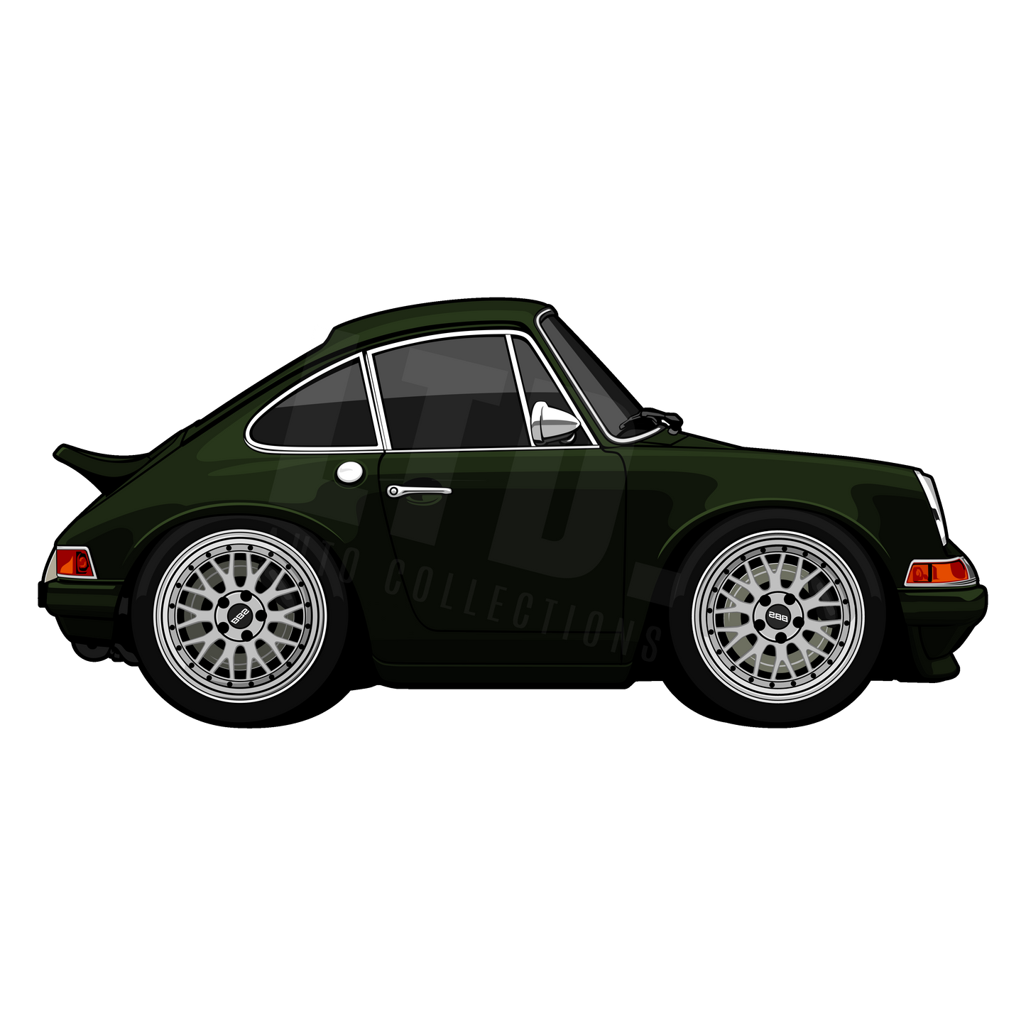 Porsche 964 JDM Style Rug