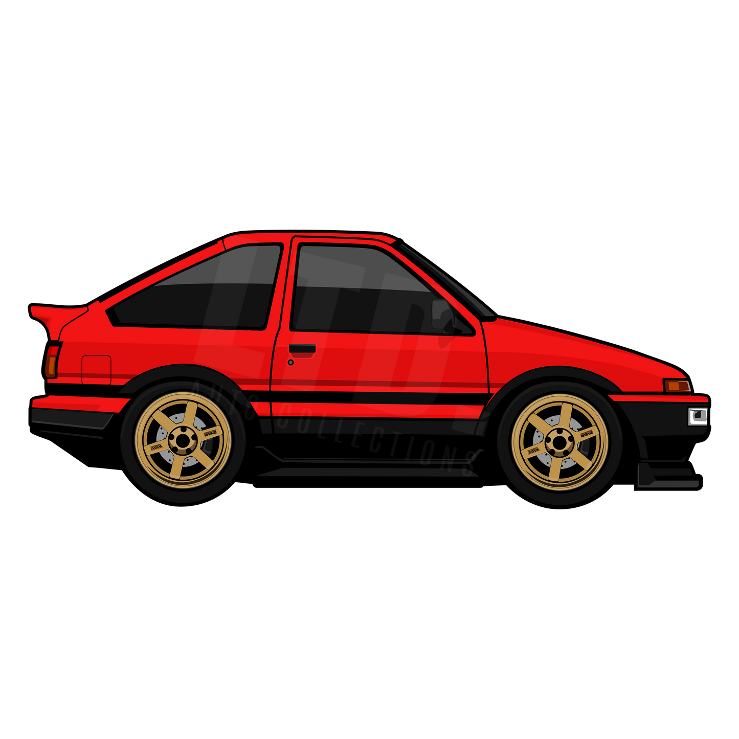 Toyota AE86 Trueno Rug
