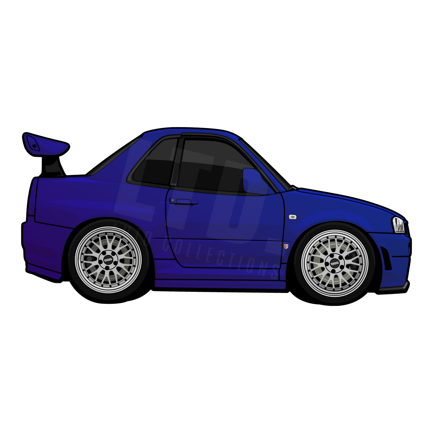 Nissan Skyline R34 GTR Rug