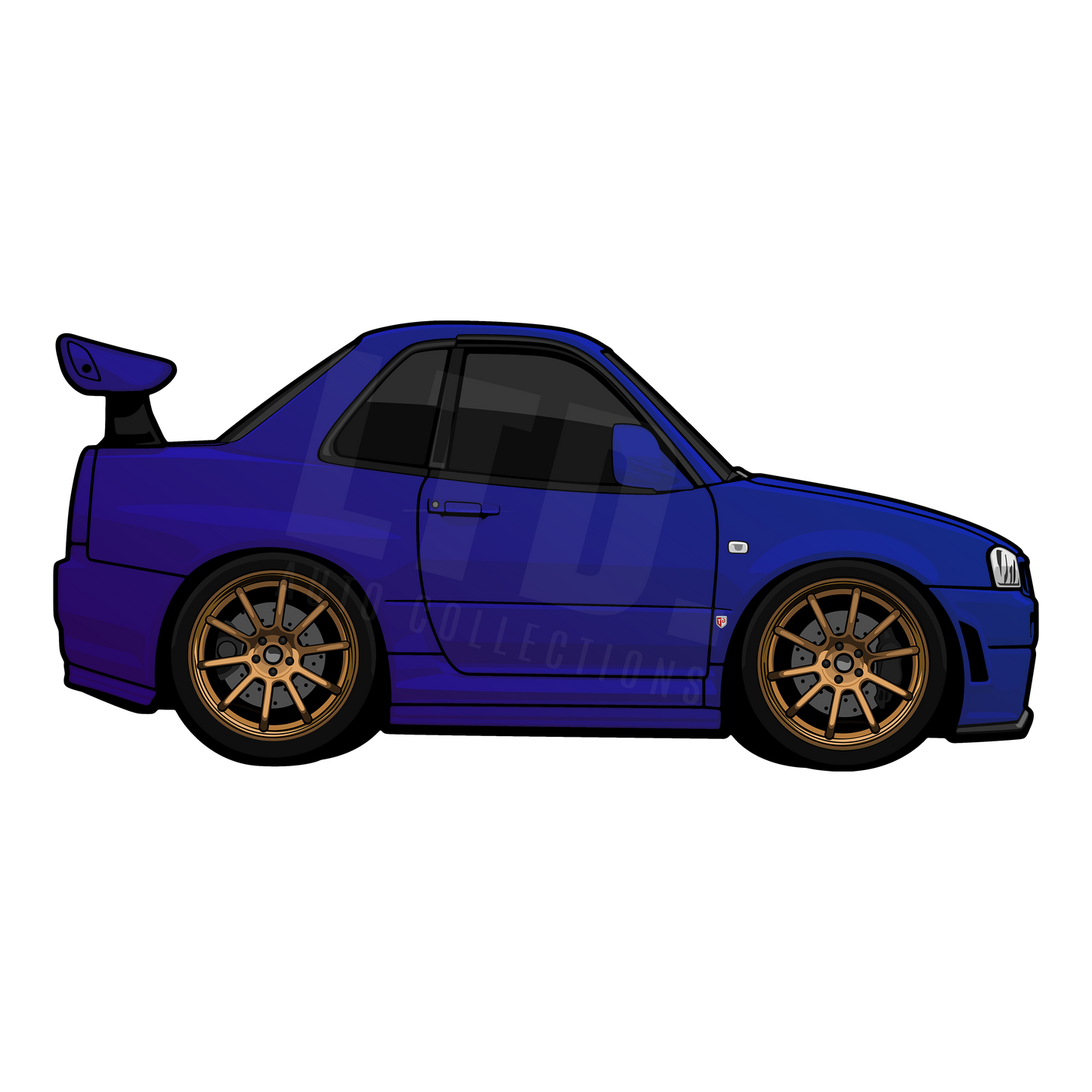 Nissan Skyline R34 GTR Rug