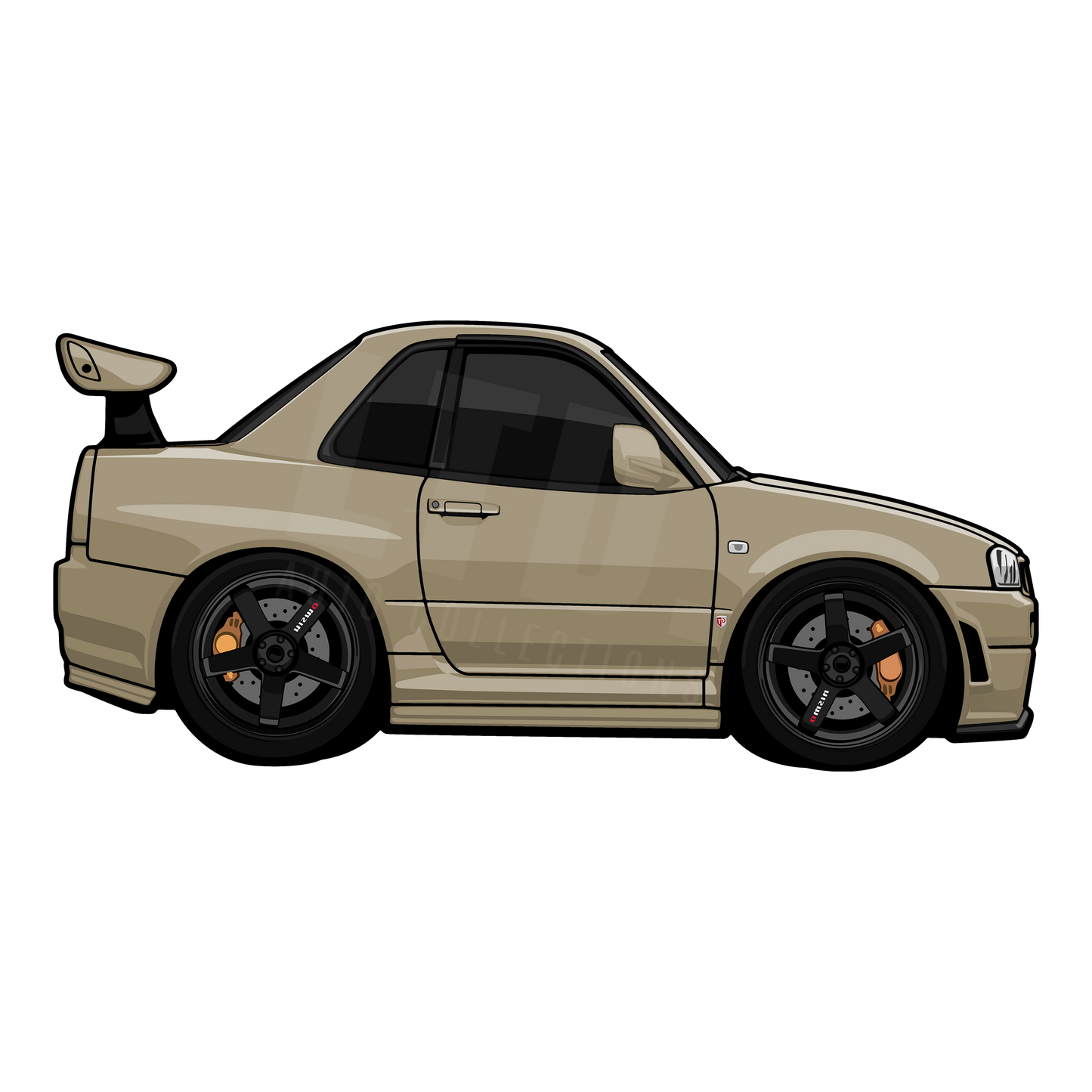 Nissan Skyline R34 GTR Rug